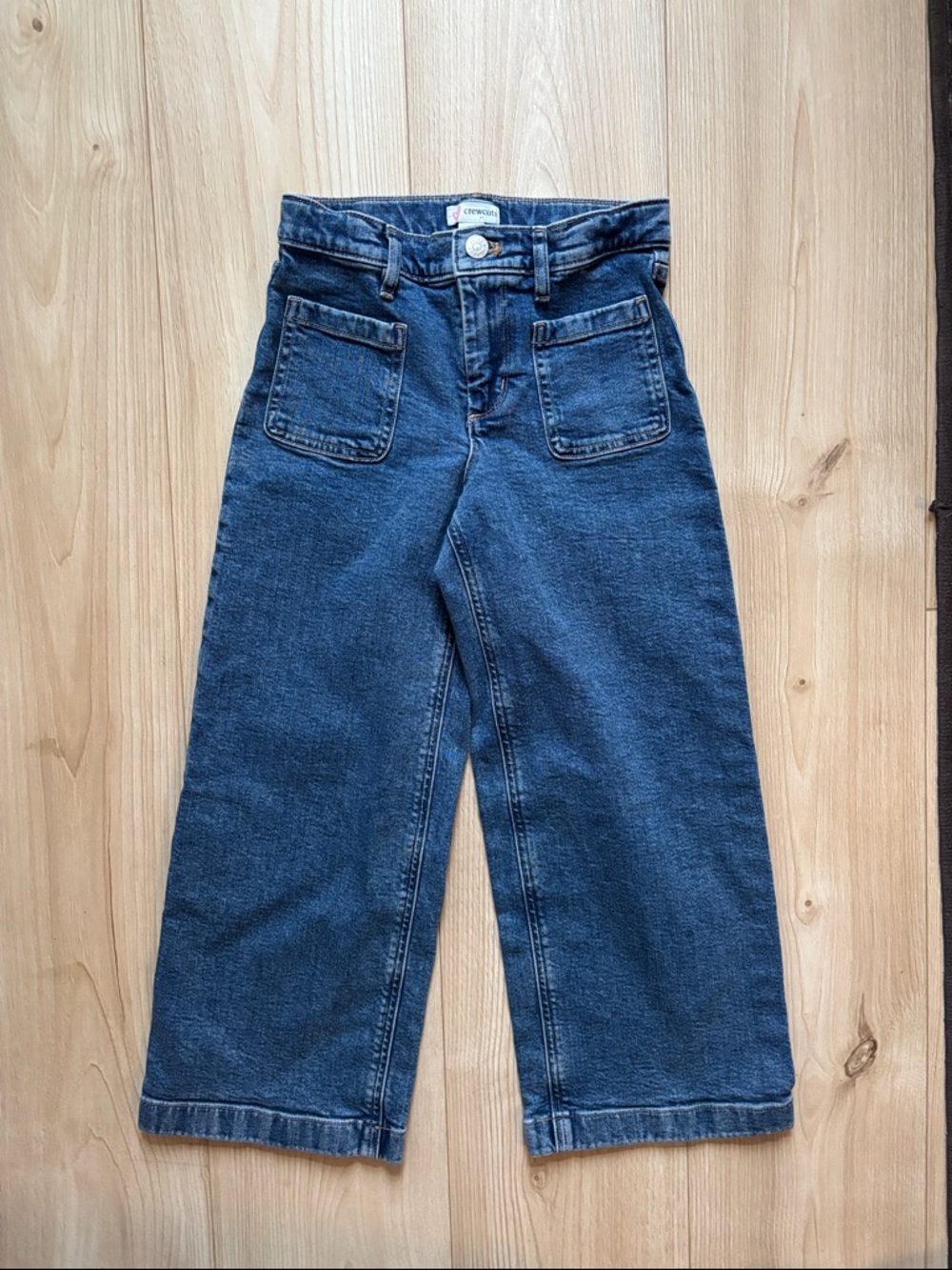 Girls cropped wide leg